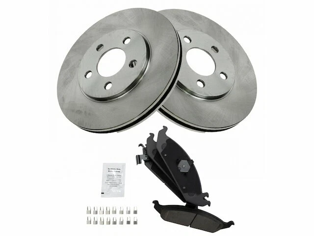 Front TRQ Brake Pad and Rotor Kit fits Dodge Stratus 1995-2000 79CZCC Foto 1 de 1