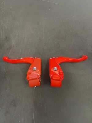Palanca de freno de bicicleta - Juego de 2, naranja neón Foto 1 de 3