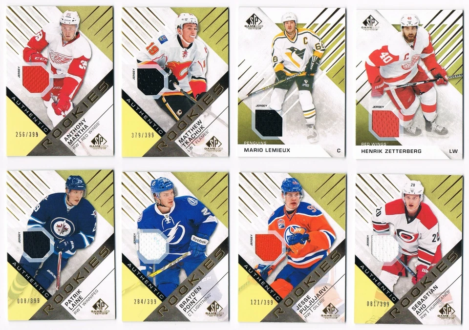 2016-17 SP Game-Used Gold Jersey Veterans & Rookies #/399 Pick From List !! - Image 1 of 1