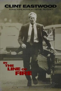 Póster original de la película IN THE LINE OF FIRE 1993 EE. UU. DS C8vf Clint Eastwood - Imagen 1 de 1