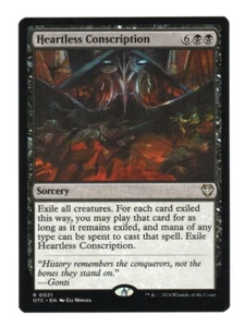 MTG - Heartless Conscription - Commander: Outlaws of Thunder Junction - NM - Picture 1 of 2