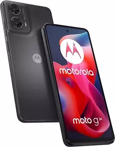 Motorola Moto G24 8+128GB Matte Charcoal Neu+OVP - Bild 1 von 11