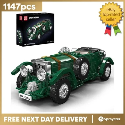 Mould King 10166 Blower Vintage Classic Sports Car Building Blocks Model 1147pcs - Image 1 of 4