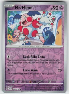 Mr. Mime Reverse Holo Common SV05: Temporal Forces 063/162 LP-NM - Picture 1 of 2