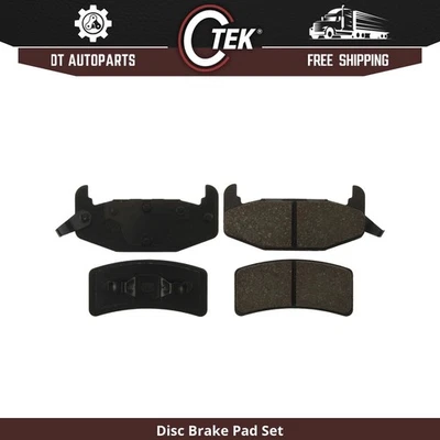 Pastillas de freno de disco traseras centradas para Oldsmobile Cutlass Supreme 1988-1993 Foto 1 de 4