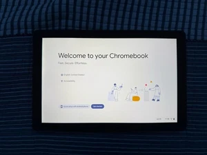 Lenovo Chromebook 10e 32GB, 4GB RAM, Touchscreen, 10" Gray Tablet & Lenovo Pen - Afbeelding 1 van 7