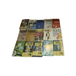 Vintage James Bond 007 Pan Books - 15 books Ian Fleming - Picture 1 of 5