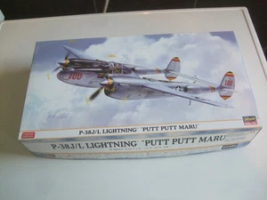 Hasegawa 07330 Bausatz Flugzeug P-38J/L Lightning in 1/48 komplett in OVP - Bild 1 von 4