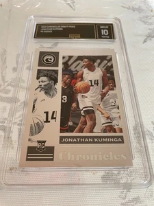 JONATHAN KUMINGA WARRIORS 2021 CHRONICLES DRAFT PICKS ROOKIE RC # 5 GRADED 10 - Imagen 1 de 2