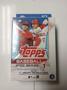 2022 Topps Series 1 Baseball EXCLUSIVE HUGE 67 Cards Factory Sealed Hanger Box - Picture 1 of 7