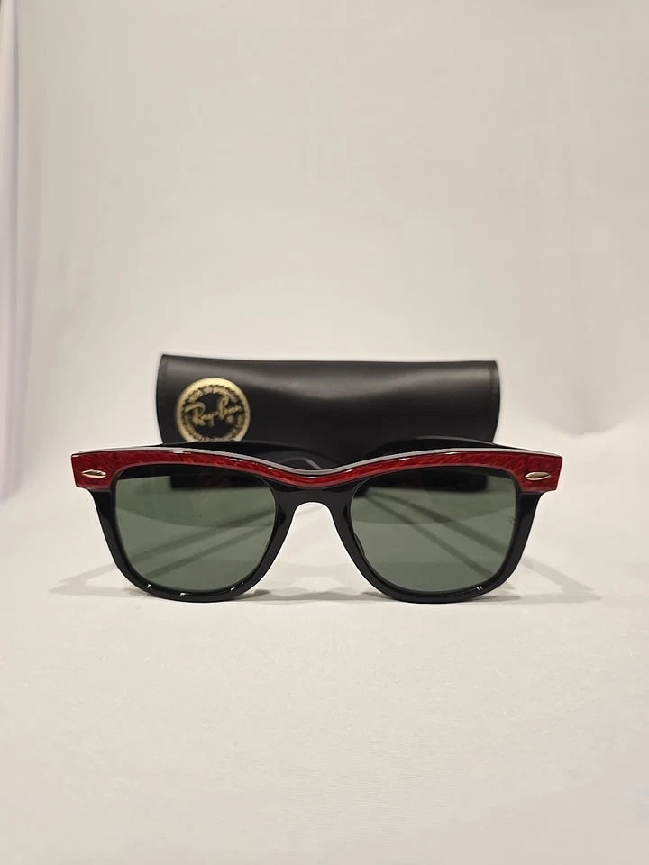 Occhiali da sole vintage Bausch & Lomb Ray-Ban Wayfarer Street puliti USA - Immagine 1 di 4