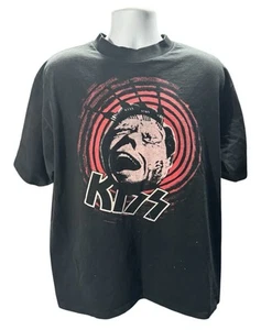 KISS T-Shirt Single Stitch Fork Head Kiss Army Vintage 1994 X-Large Size XL - Picture 1 of 10