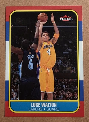 Fleer 2006-07 - 1986-87 Fleer Design Luke Walton #74 Foto 1 de 2