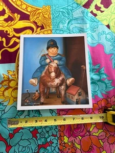 EXCLUSIVE FERNANDO BOTERO VINTAGE PRINT FROM COLOMBIA RARE READY TO FRAME - Picture 1 of 2