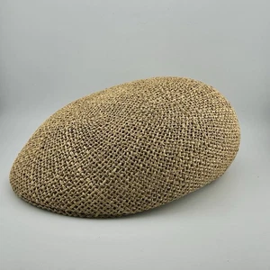 Gorra Eddie Bauer Seagrass Paja Hiedra Ascot Tejido Abierto Etiqueta Seattle Años 60 De Colección 71/4 1/4 - Imagen 1 de 8