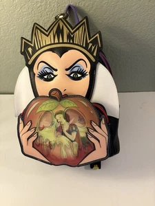 Disney Loungfly Snow White Evil Queen Mini Backpack - Picture 1 of 5