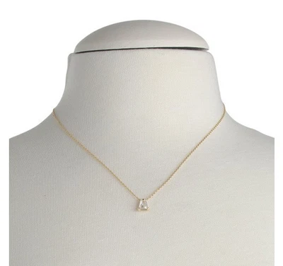 Kendra Scott Tono Oro Blair Colgante Collar Oro Blanco Cristal 19 pulgadas Langosta cl Foto 1 de 2