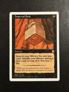 Vintage MTG - Portal Three Kingdoms: Imperial Seal #78 - NM - Picture 1 of 2