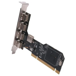 Carte d'extension PCI vers USB2.0 Desktop PCI vers 5 USB2.0 480Mbp HUB Puce2768 - Photo 1/8