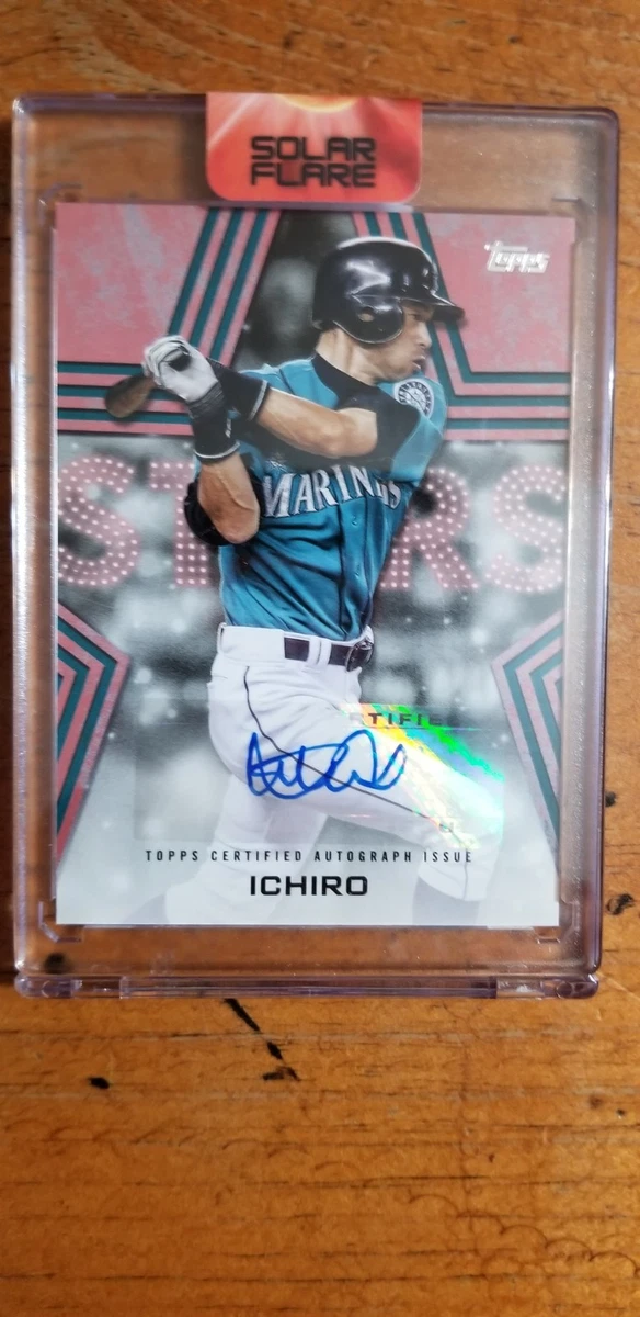 Ichiro Suzuki Autographed Baseball Trading Card Singles for sale