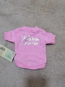 Pet couture, Pet t-shirt x-small Heiress pink with tag - Picture 1 of 4