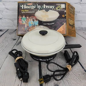 Vtg Empire Home N Away Fry Pan, Works -W/ 12v & 120v Cords - Hot Food Anywhere - Picture 1 of 17