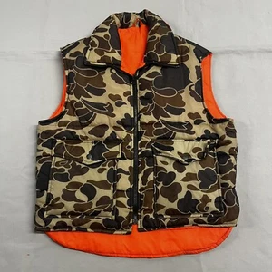 Vintage Safety Zone Hunting Vest Reversible Sz M - Picture 1 of 5