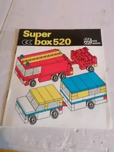 DDR PEBE MINI Bauanleitung Steckbausteine Super Box Spielzeug Formo Lego VEB - Bild 1 von 10