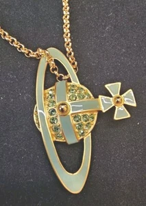 Vivienne Westwood - Jewellery Neil Bas Relief Imitation Gold Necklace - Picture 1 of 5