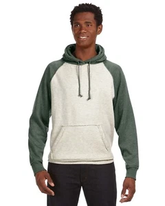 J America Adult Vintage Heather 80% Cotton 20% Polyester Pullover Hoody JA8885 - Picture 1 of 10
