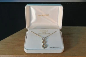 18 kt Gold over Sterling Silver Necklace - Picture 1 of 3