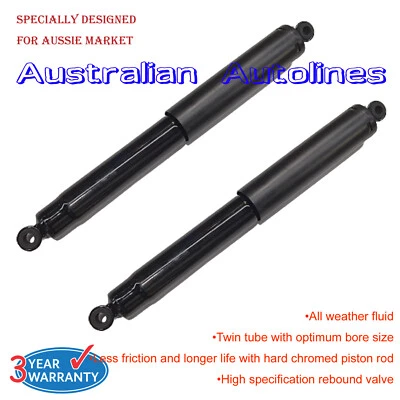 2 Heavy Duty Rear Shock Absorbers for Holden Rodeo 2WD 96-03 Incl. TFR 4Cyl V6 - image 1 of 2