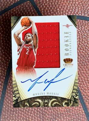 Crown Royale Marcus Morris RC 2012-13 automático #/99 reliquia SP autógrafo Panini novato Foto 1 de 4