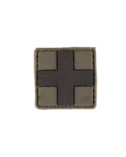 Tactical Medic First Aid Combat 3-D Rubber Klett Patch Oliv Klein Airsoft
