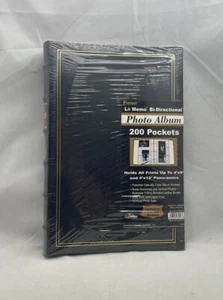 Photo Album Bi-Directional Le Memo 200 4x6 Leather Pioneer 319624 Plus Panoramic - Picture 1 of 4