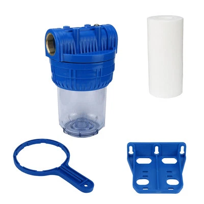 Wasser Filtergehäuse 5" 3-teilig 1" IG Messing Vorfilter Brunnen + Sediment - Bild 1 von 3