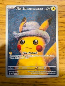 N-MINT! Pikachu with Grey Felt Hat SVP 085 Van Gogh Museum Promo Pokemon Card! - Picture 1 of 4