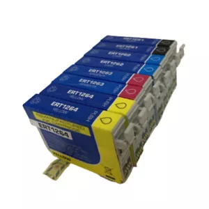 Tinta 8 piezas BKCMY para Epson 126 T126 WF3520 3540 WF7510 7520 WF545 635 645 840 845 - Imagen 1 de 1