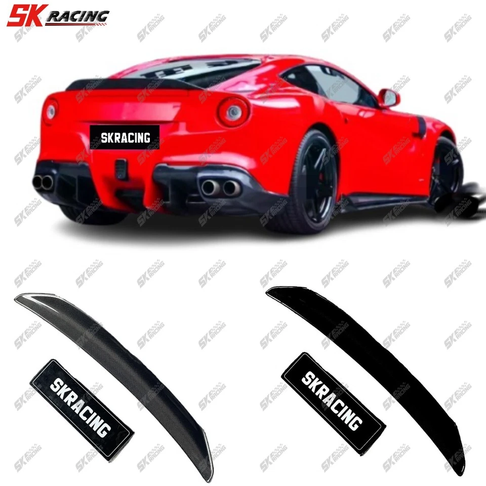 Alerón trasero forjado/fibra de carbono/negro para Ferrari F12 Berlinetta 2013-2017 Foto 1 de 4