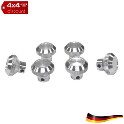 Schalterknöpfe Set 6 Teilig, vorne Aluminum Jeep CJ 1976/1986 - Bild 1 von 3