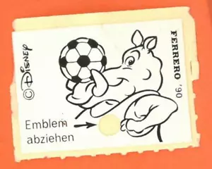 Adesivo Dribble Boys HPF-BPZ senza emblema POWER PORKY bambini DISNEY originale 1990 - Foto 1 di 2