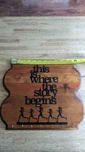 Runners Medal Rack "This Is Where The Story Begins" - Picture 1 of 4