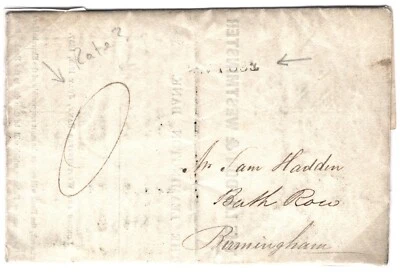 GB Warwicks Cubierta Leamington Impreso Aviso Bancario*DEMASIADO TARDE*Uso Tardío 1837 ZA133 Foto 1 de 4