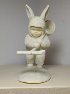 Vintage DEPT 56 Snowbunnies Dragonfly Bunny 1995 Springtime Stories Catch You - Picture 1 of 19