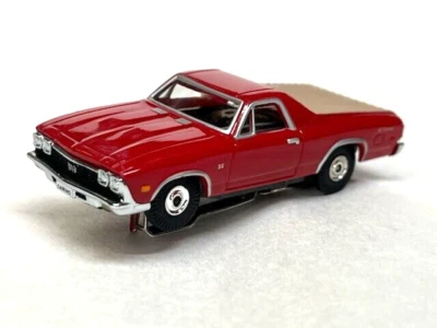 Vintage Aurora TJet chassis w/ Red Nu Rora 1969 SS El Camino  Body - Image 1 of 4