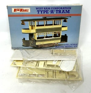 Keil Kraft Typ A Straßenbahn West Ham Corporation Plastikmodellbausatz im Maßstab 1:72 - Bild 1 von 1