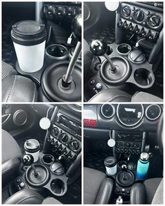 Mini Cooper Double Cup Holders R50 R52 R53 JCW S Works - Picture 1 of 3