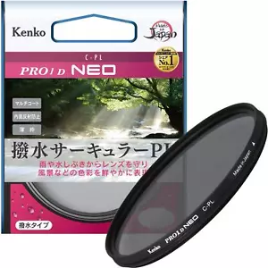 Kenko PL Filter PRO1D Circular For Contrast Reflection Adjust Water-Repellent JP - Picture 1 of 112
