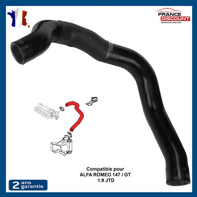 Durite Supérieur d’échangeur turbo ALFA 147 1.9 JTD 1.9 JTDM - Photo 1/4