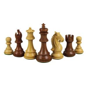 3.75 Inch Sheesham King Bridal Staunton Chess Pieces - Picture 1 of 4
